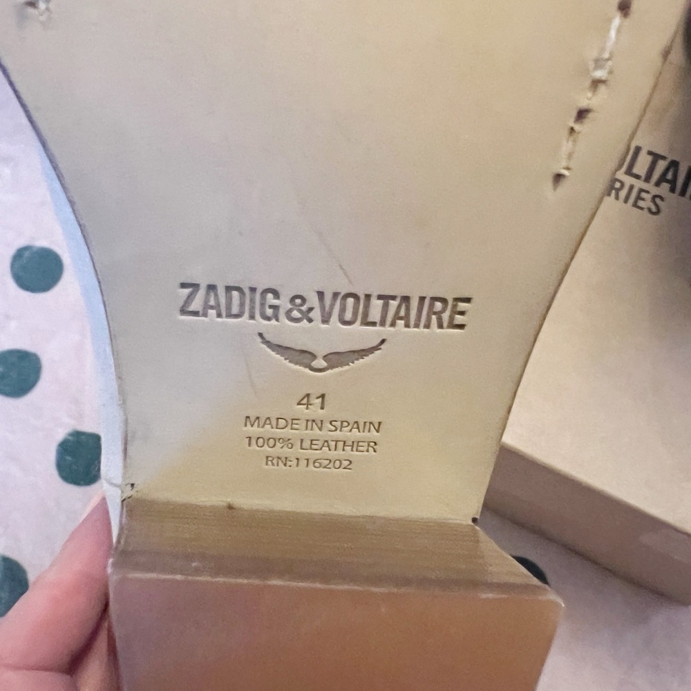 Zadig Cara Weatern Boots NWB Size 10.5/11 - Picture 6 of 7